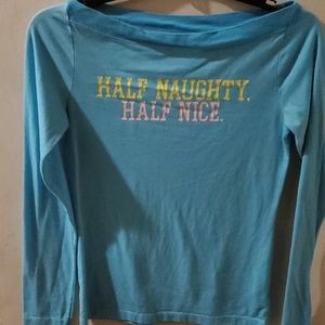 Long sleeve wide collar shirt